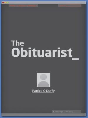 cover image of The Obituarist